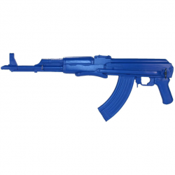 Arme de manipulation AK47 crosse repliée Blueguns - Bleu - AK47 Crosse Pliable - Poids factice