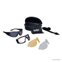 Lunettes de protection Kit Raider Bollé - Noir - Neutre / Fumé / Jaune