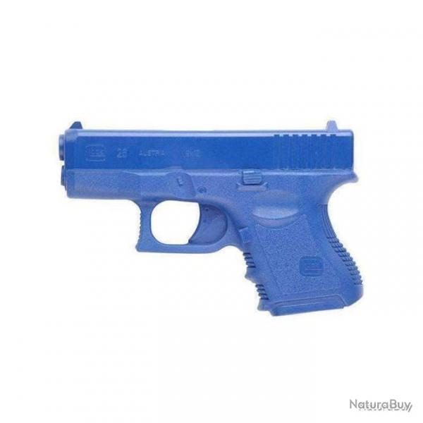 Pistolet d'entranement Blueguns Glock Bleu 26 Poids factice