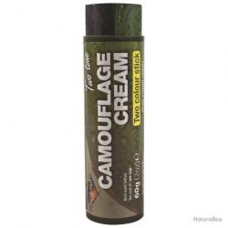 Crème de camouflage Tube 60 gr BCB - Vert / Noir