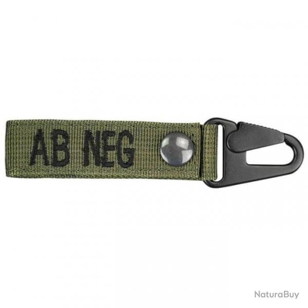 Identifiant Groupe sanguin Key RBG AB Ngatif Bulldog Tactical - Vert olive - AB -