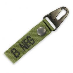 Identifiant Groupe sanguin Key RBG B Négatif Bulldog Tactical - Vert olive - B -