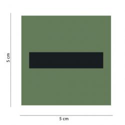 Galon de poitrine Armée de Terre basse visibilité Mil-Sepc ID - Vert olive - Sous-Lieutenant