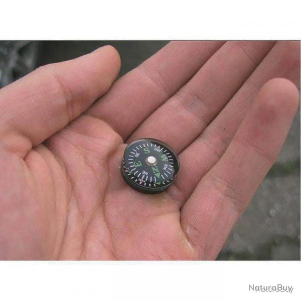 Boussole Button Survival BCB - Noir