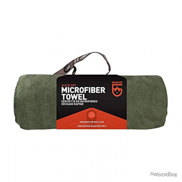 Serviette Microfibre Quick Dry Gear Aid - Vert - L