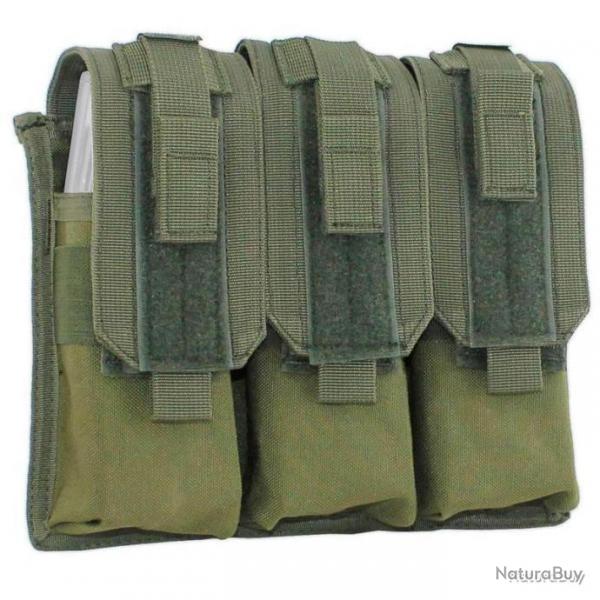 Porte-chargeur ferm AR15 3X2 Bulldog Tactical - Vert