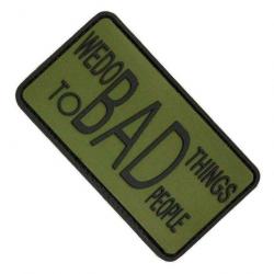Morale patch We Do Bad Things Mil-Spec ID - Vert