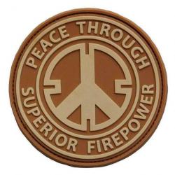 Morale patch Peace Mil-Spec ID - Coyote