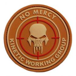 Morale patch No Mercy Kinetic Working Group Mil-Spec ID - Coyote