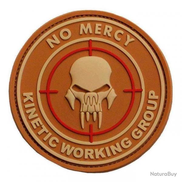 Morale patch No Mercy Kinetic Working Group Mil-Spec ID - Coyote