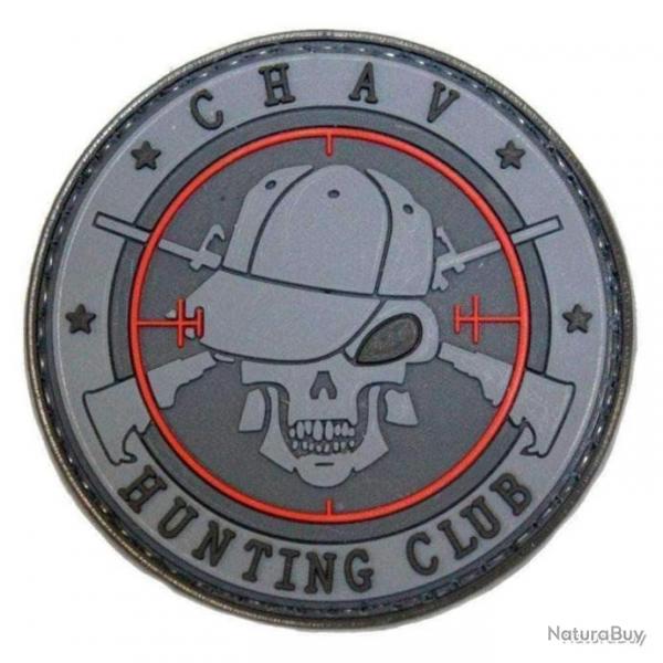 Morale patch Chav Hunting Club Mil-Spec ID - Noir