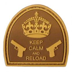 Morale patch Keep Calm And Reload Mil-Spec ID - Coyote