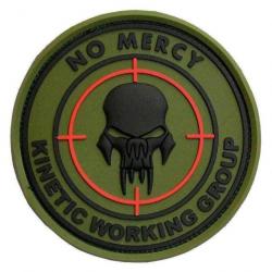 Morale patch No Mercy Kinetic Working Group Mil-Spec ID - Vert