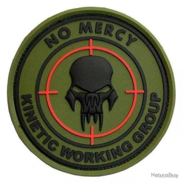 Morale patch No Mercy Kinetic Working Group Mil-Spec ID - Vert