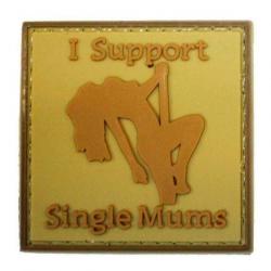 Morale patch I Support Single Mums Mil-Spec ID - Coyote