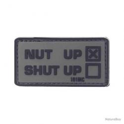 Morale patch Nut Up Mil-Spec ID - Gris