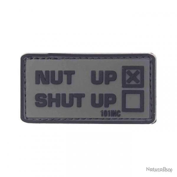 Morale patch Nut Up Mil-Spec ID - Gris