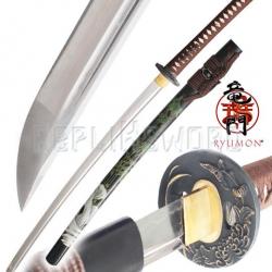 Katana Bambou Ryumon Carbone 1065 Master Cutlery Sabre Epee Practical Repliksword