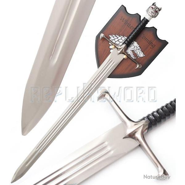 Game of Thrones Jon Snow Epee Longclaw - Le Trone de fer Grand Griffe Repliksword