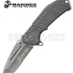Couteau Pliant Marines M-1034BS Master Cutlery Couteau de Poche Repliksword