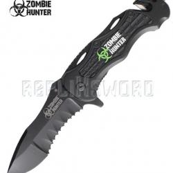 Couteau Zombie Hunter Master Cutlery Black Couteau de Poche Pliant ZB-018BK Repliksword