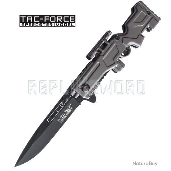 Couteau Sniper Tac Force TF-772GY Master Cutlery Couteau de Poche Pliant Repliksword