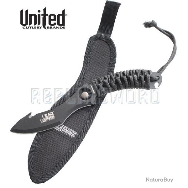 Couteau de Survie BV138 Black Savage United Cutlery Repliksword
