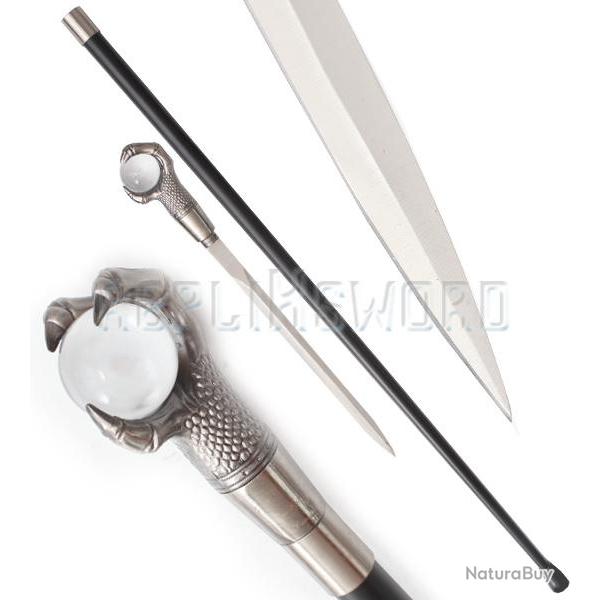 Canne Epee - Dragon Griffe Claw Canne de Marche Repliksword