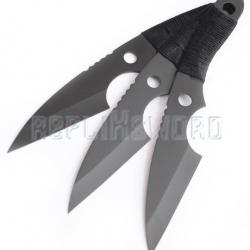 Couteau de Lancer X3 - Black Entrainement Repliksword