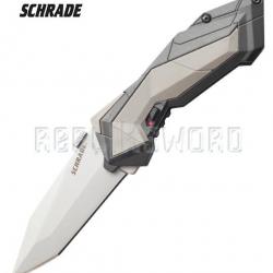 Couteau Schrade Grey SCHA3 - Grey Edition Couteau de Poche Pliant Repliksword