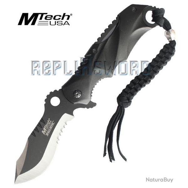Couteau Pliant Mtech MT-A808BK Couteau de Poche Repliksword