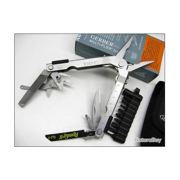 Couteau Pince Gerber Multi-Plier 600 Pro Scout Ciseaux Etui Nylon Made In USA G7564