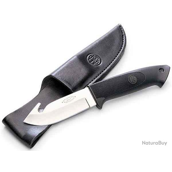 Couteau de Chasse Beretta Loveless Gut Hook AUS-6 Manche Zytel Etui Cuir Made In USA BE75991