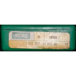outils de rechargement munitions RCBS 3-Die Set 41 Mag RN