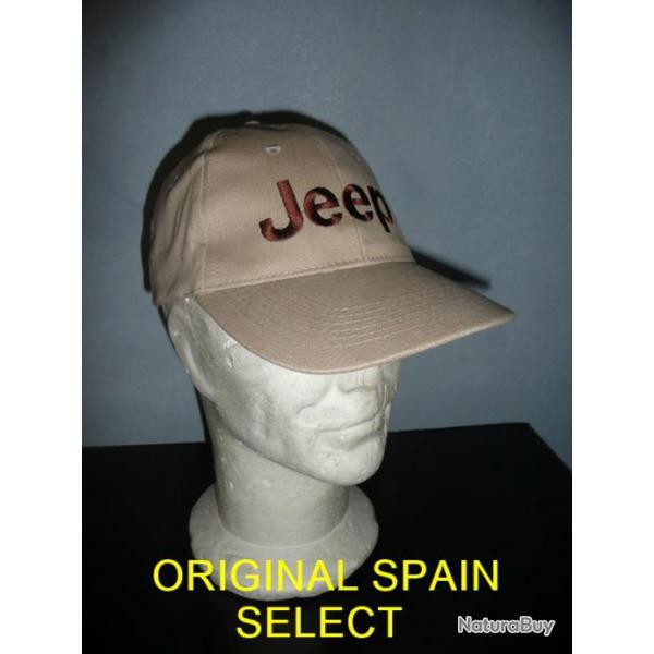 Casquette JEEP beige ( WILLYS FORD MB MA GPA SAS 4X4 M201 WW2 USA NORMANDIE