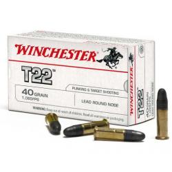 50 Cartouches 22LR Target Winchester  boite de 50