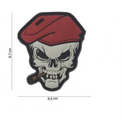 patch skull cigar pvc