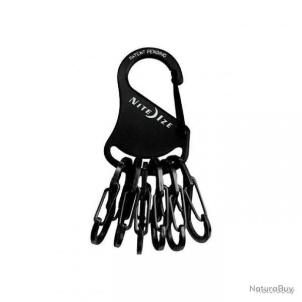 Porte-clefs Keyrake Steel Nite Ize - Noir