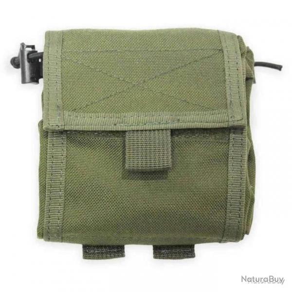 Pochette fourre-tout Folding Dump Pouch Bulldog Tactical - Vert