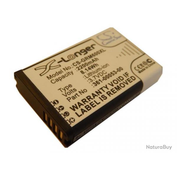 batterie ROG pour Garmin alpha 100 , 200 ou 300 2200maH