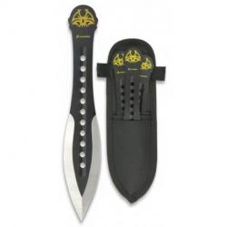 Militaria avec Set de 3 Couteau de LANCER  / 19 cm
