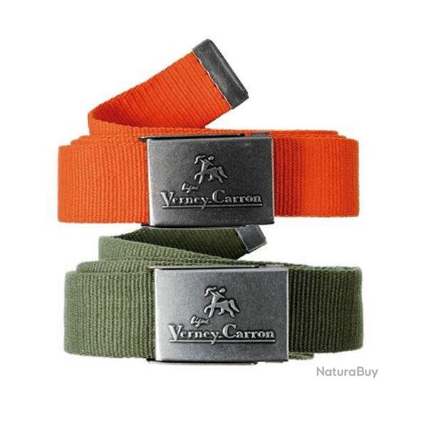 CEINTURE EN TOILE VERNEY CARRON HALIFAX VERTE