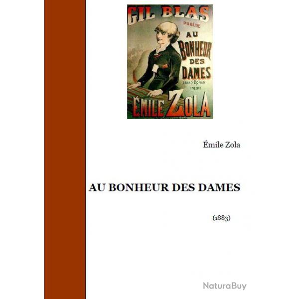 Ebook Livre Action - Au Bonheur Des Dames (Emile Zola, 1883, 505 Pages)