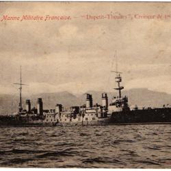 CPA - MARINE Militaire Française  - " Dupetit -Thouars " Croiseur de1er Classe  N°1364
