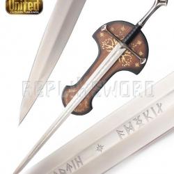 Le Seigneur des Anneaux Epee Roi Aragorn Anduril United Cutlery UC1380 Repliksword