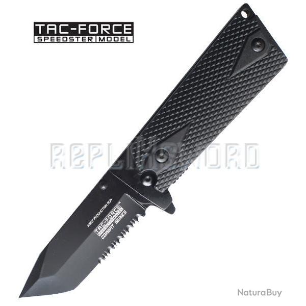 Couteau de Poche Tac Force TF-754TBK Master Cutlery Couteau Pliant Repliksword