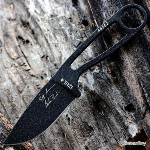 Couteau de Survie Esee Izula Signature Model Acier Carbone 1095 Etui Kydex Made In USA ESIBS