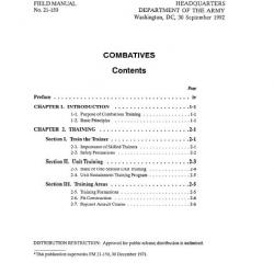 Ebook Livre Action - Combatives Contents (Phénix, 1992, 232 Pages)