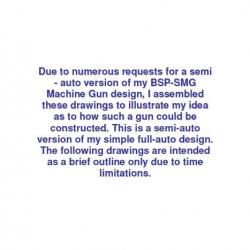 Ebook Livre Action - Semi Auto Bsp-Smg (All Measurements In Millimeters) (Phénix, 2011, 10 Pages)