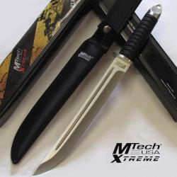 Sabre de Samouraï MTech Xtreme Tanto Lame Acier 440C Manche Abs Etui Nylon MTX8130